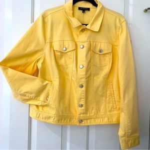 CLASSIC JEAN JACKET NWT YELLOW
